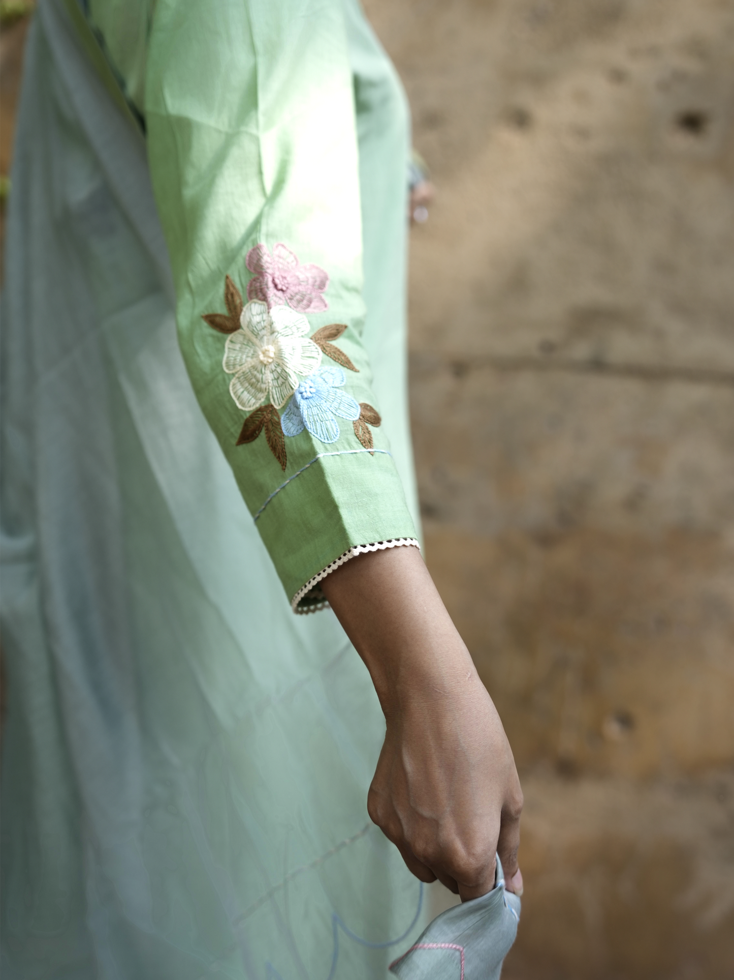 Deep Neck Salwar Suit