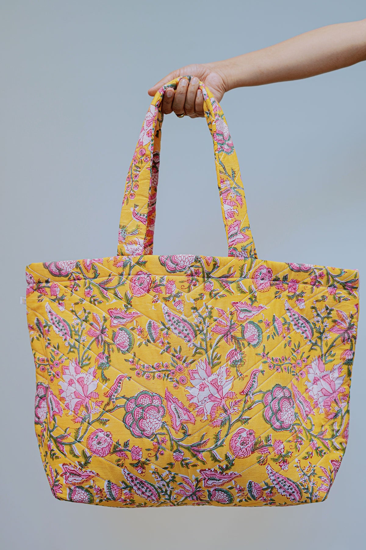 Quilted Tote Bag - I AM BLVD