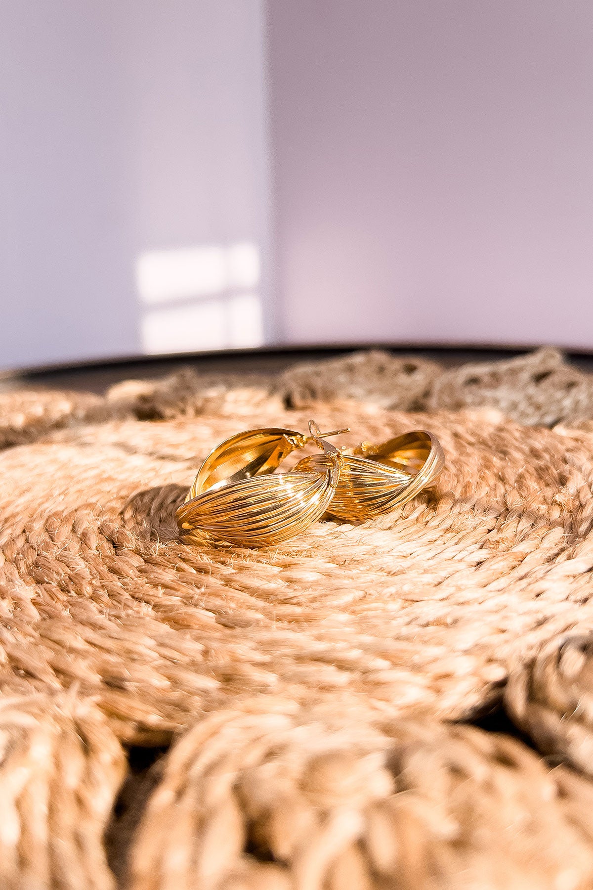 Textured Ear Ring - I AM BLVD