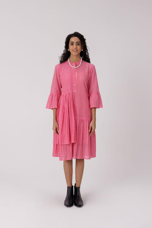 Lace Midi Dress - I AM BLVD