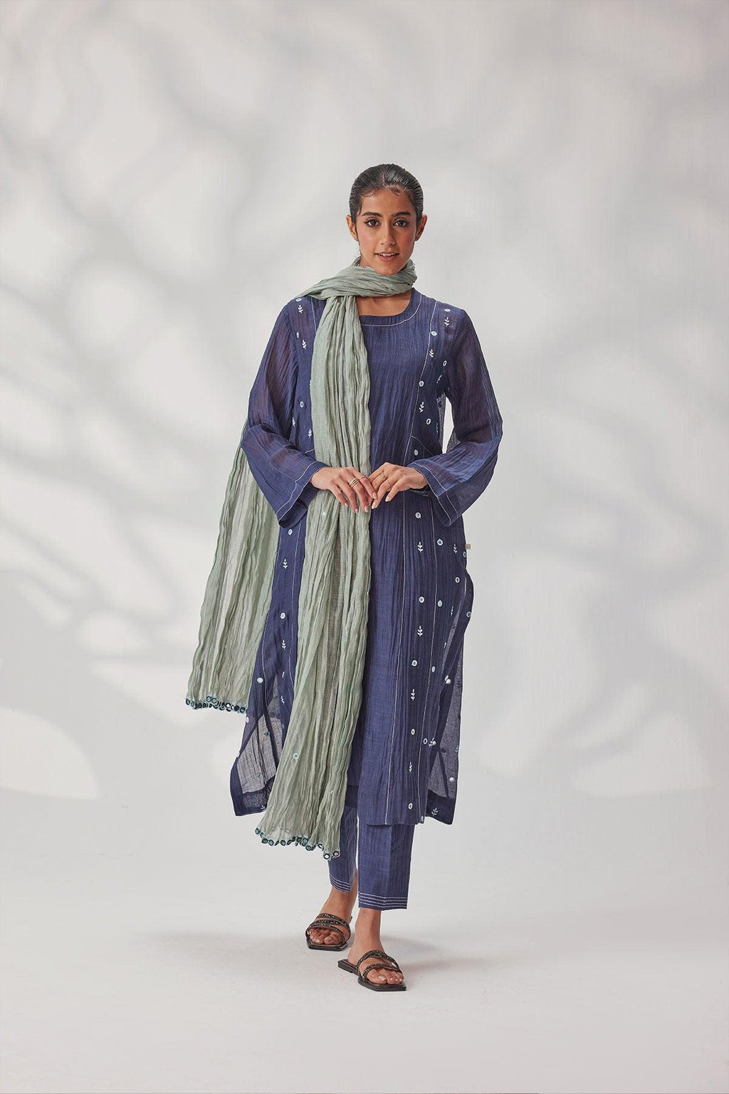 Mirror Embroidered Salwar - I AM BLVD
