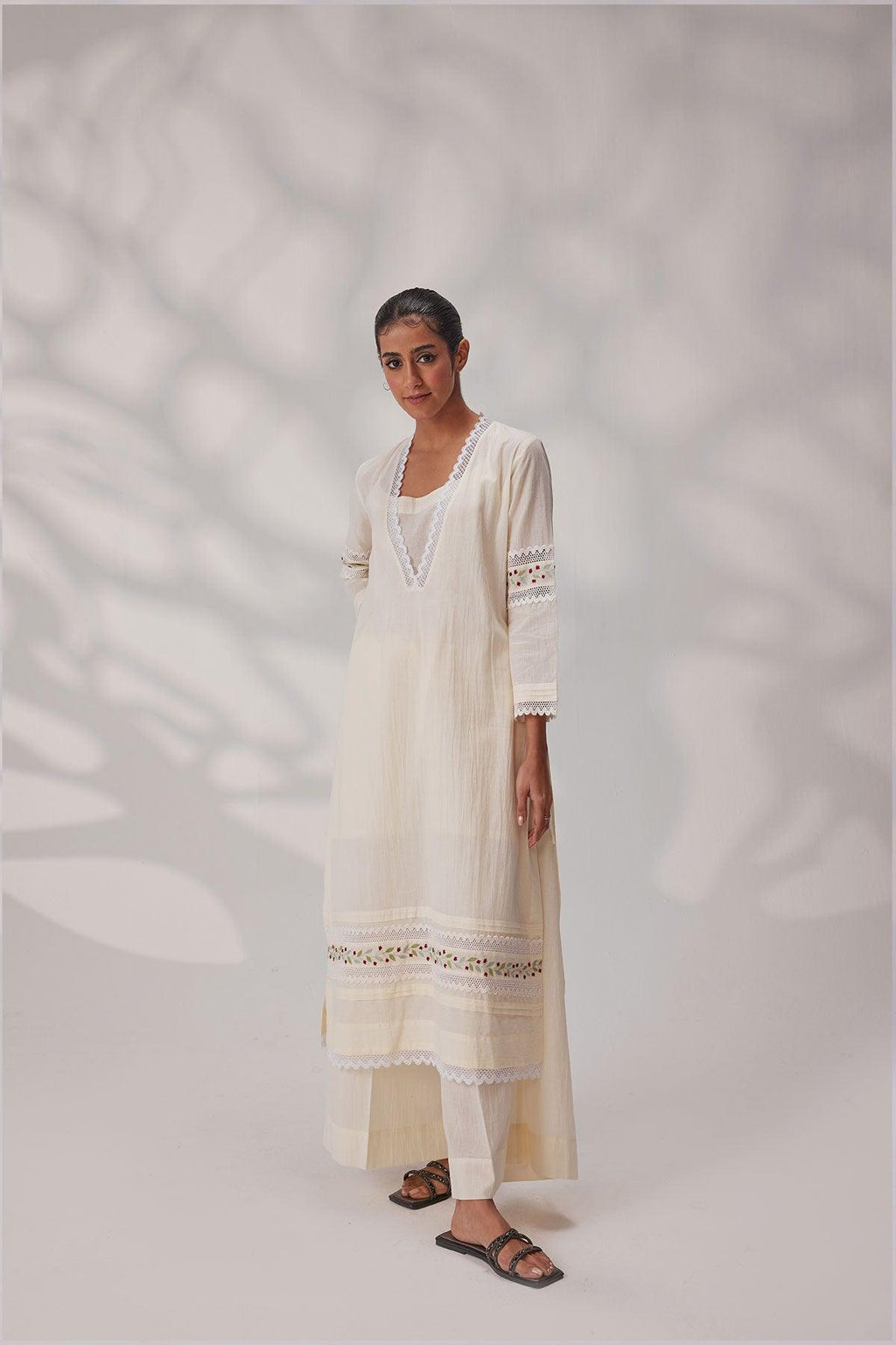 Designer Cotton Salwar With Embroidery - I AM BLVD