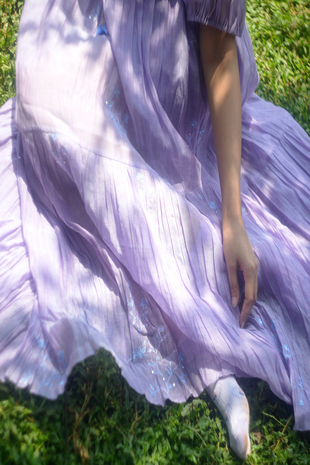 Lilac Dream Midi Dress - I AM BLVD