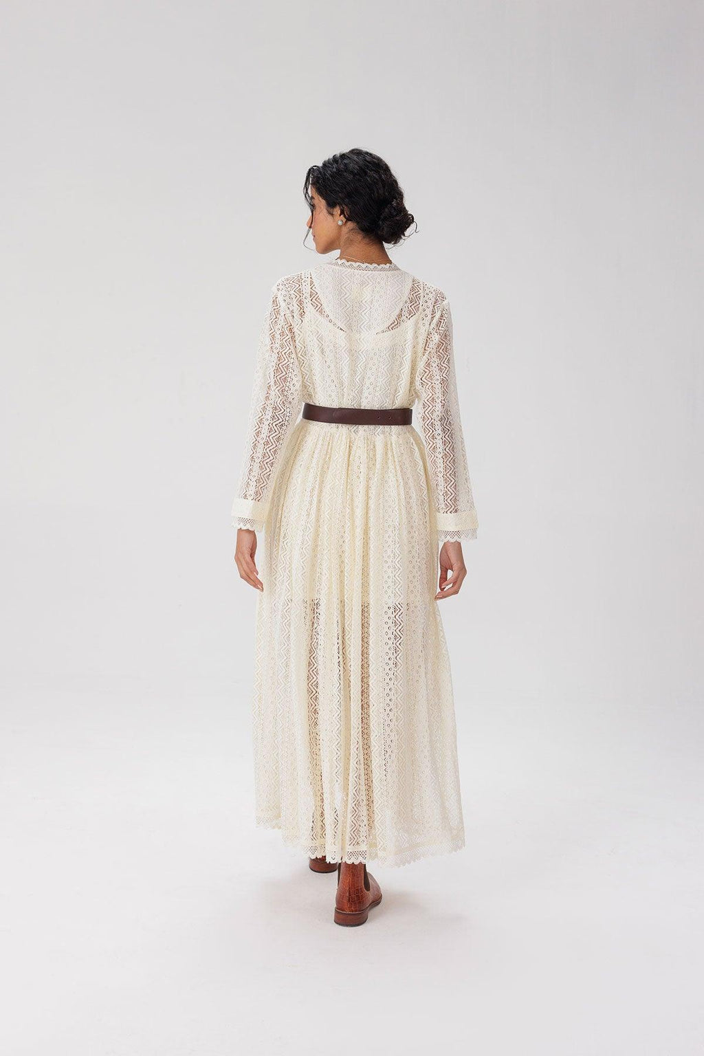 Lace Maxi Dress - I AM BLVD