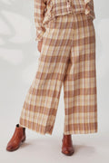 Handloom Organic Cotton Palazzo Pants - I AM BLVD