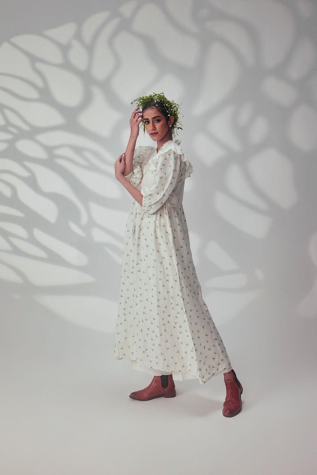 The "Violet Bloom" Linen Maxi Jacket - I AM BLVD