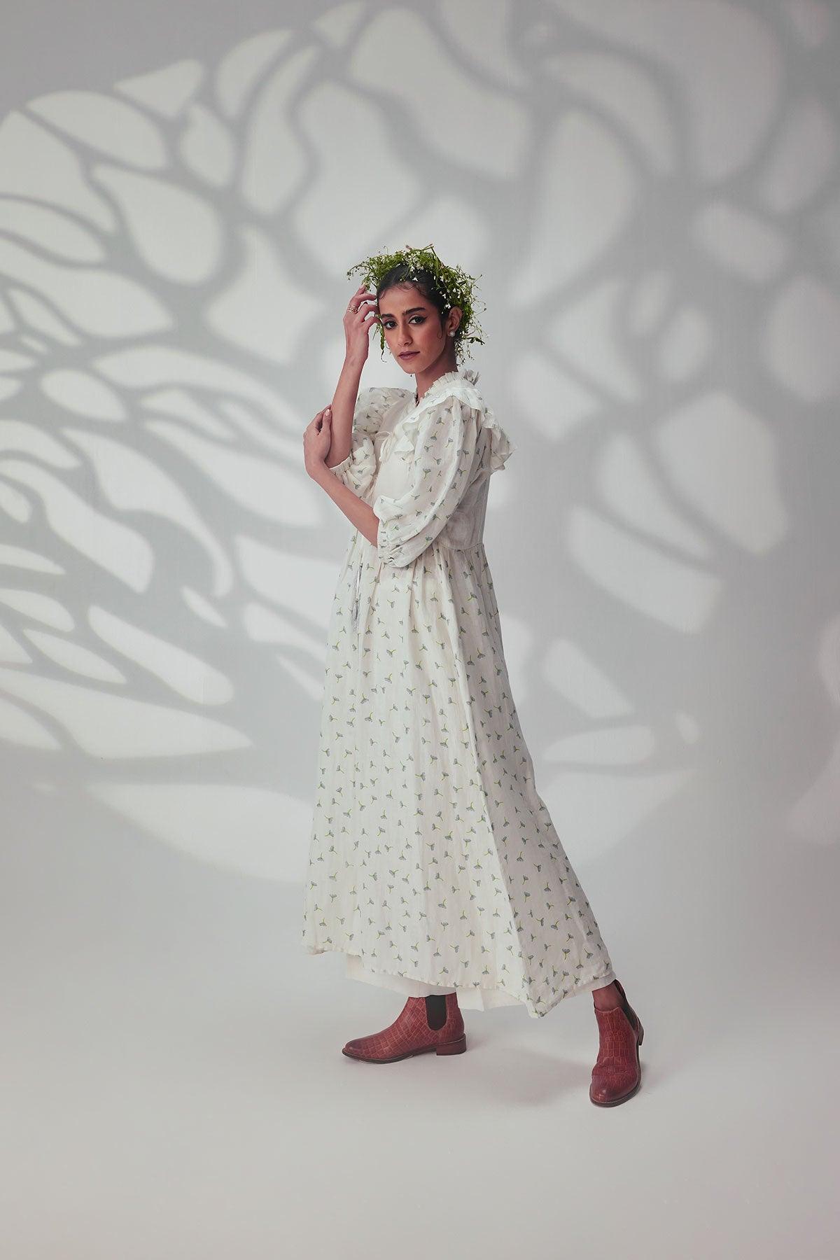 The "Violet Bloom" Linen Maxi Jacket - I AM BLVD