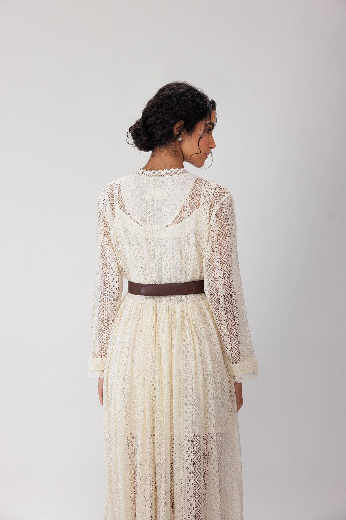 Lace Maxi Dress - I AM BLVD