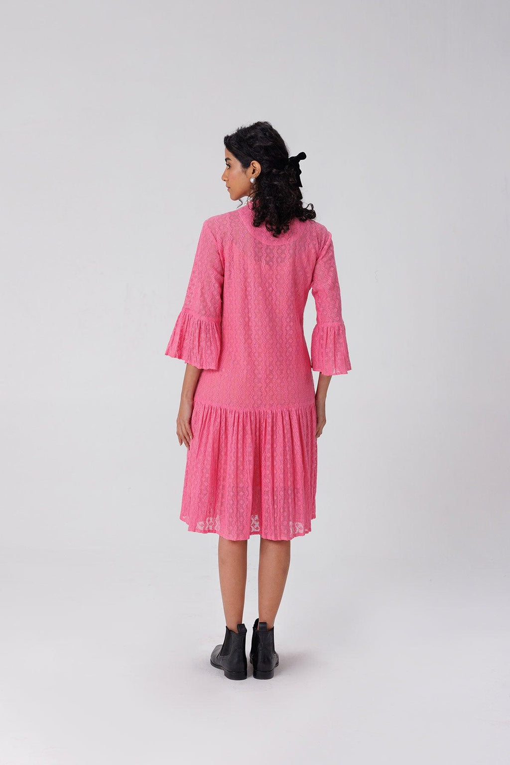 Lace Midi Dress - I AM BLVD