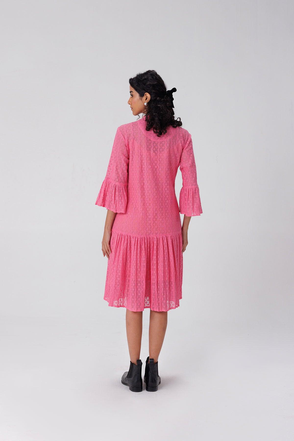 Lace Midi Dress - I AM BLVD