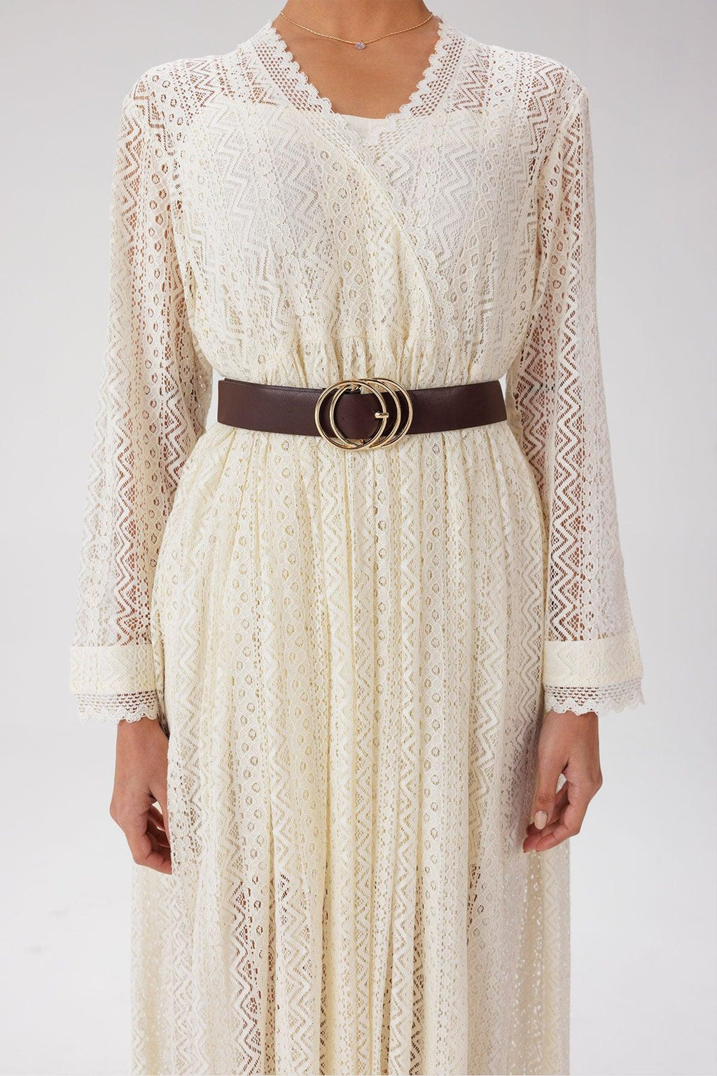 Lace Maxi Dress - I AM BLVD