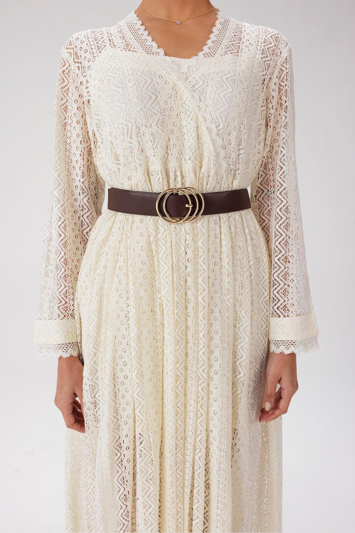 Lace Maxi Dress - I AM BLVD