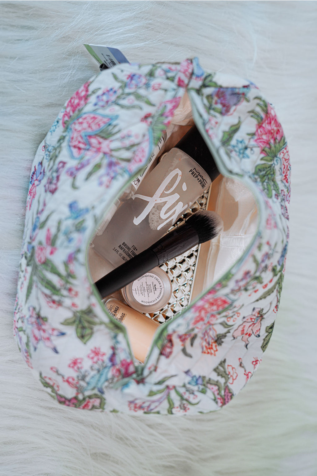 Block Print Cosmetic Bag - I AM BLVD