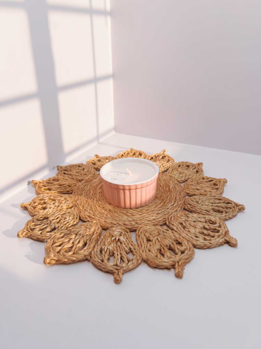 Fluted Ceramic Cup Candle - I AM BLVD