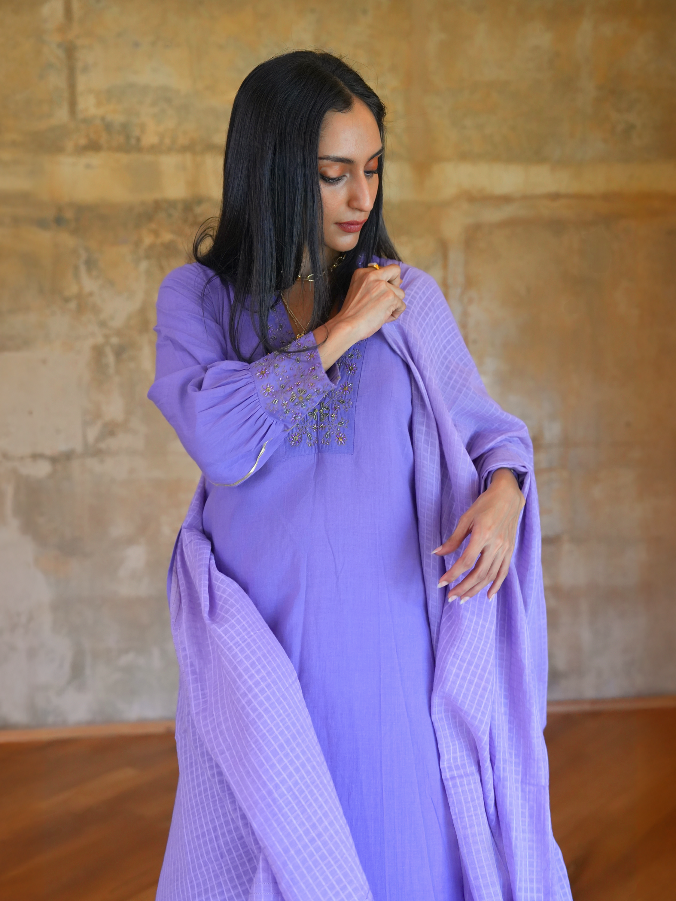 Purple Salwar Suit - I AM BLVD