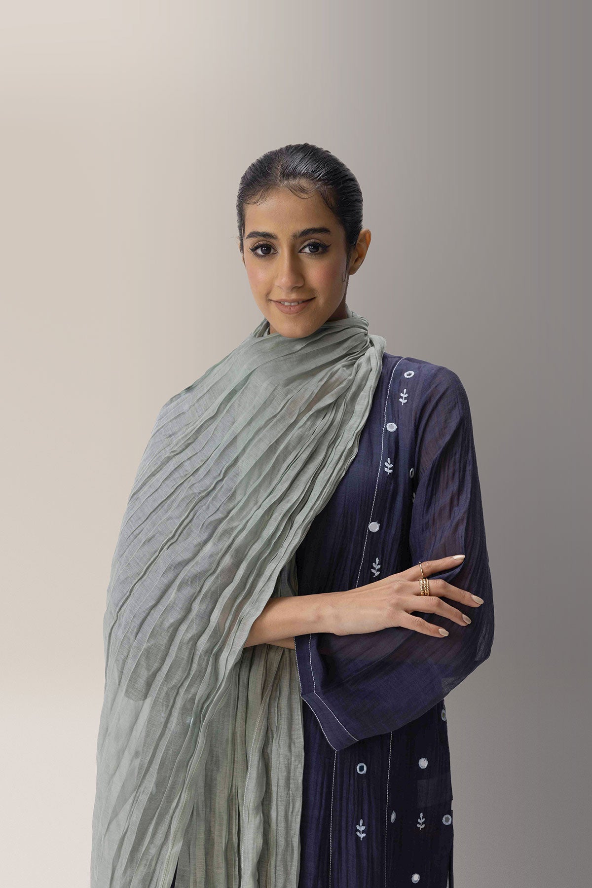Banarasi Chanderi Dupatta - I AM BLVD