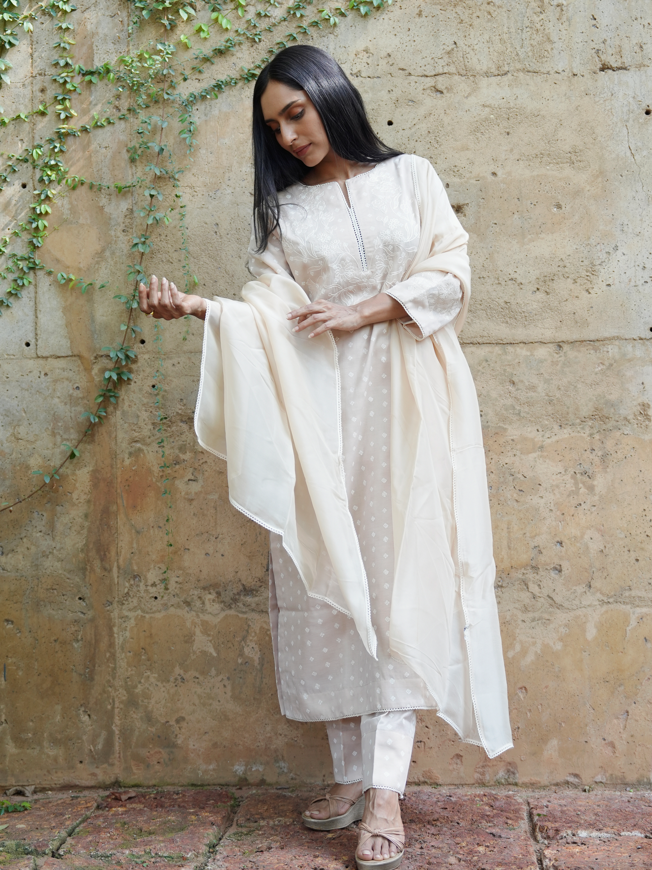 Ivory Salwar Suit - I AM BLVD