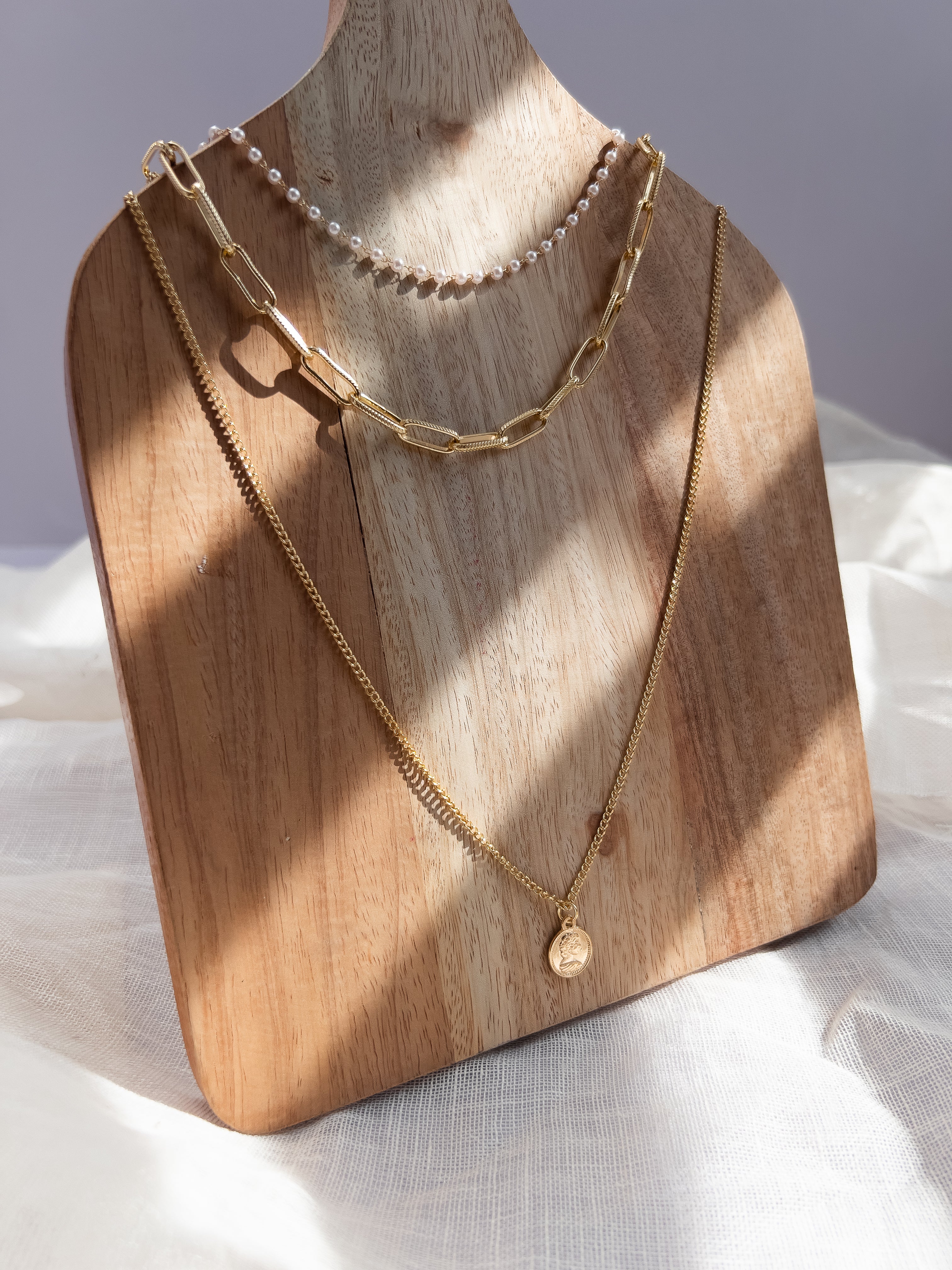 Tiered Golden Necklace - I AM BLVD