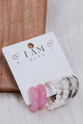 Ear Ring - Pearl Set of 4 - I AM BLVD
