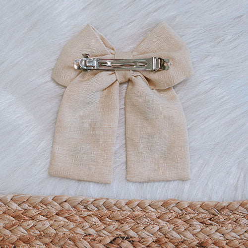 French Barrette Hair Clip - Blue Daisy - I AM BLVD