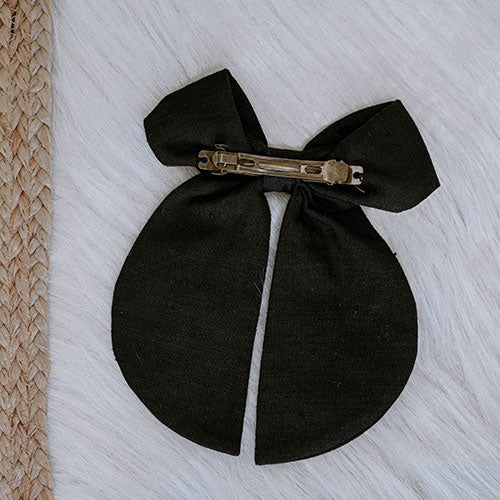 French Barrette Hair Clip - Black - I AM BLVD