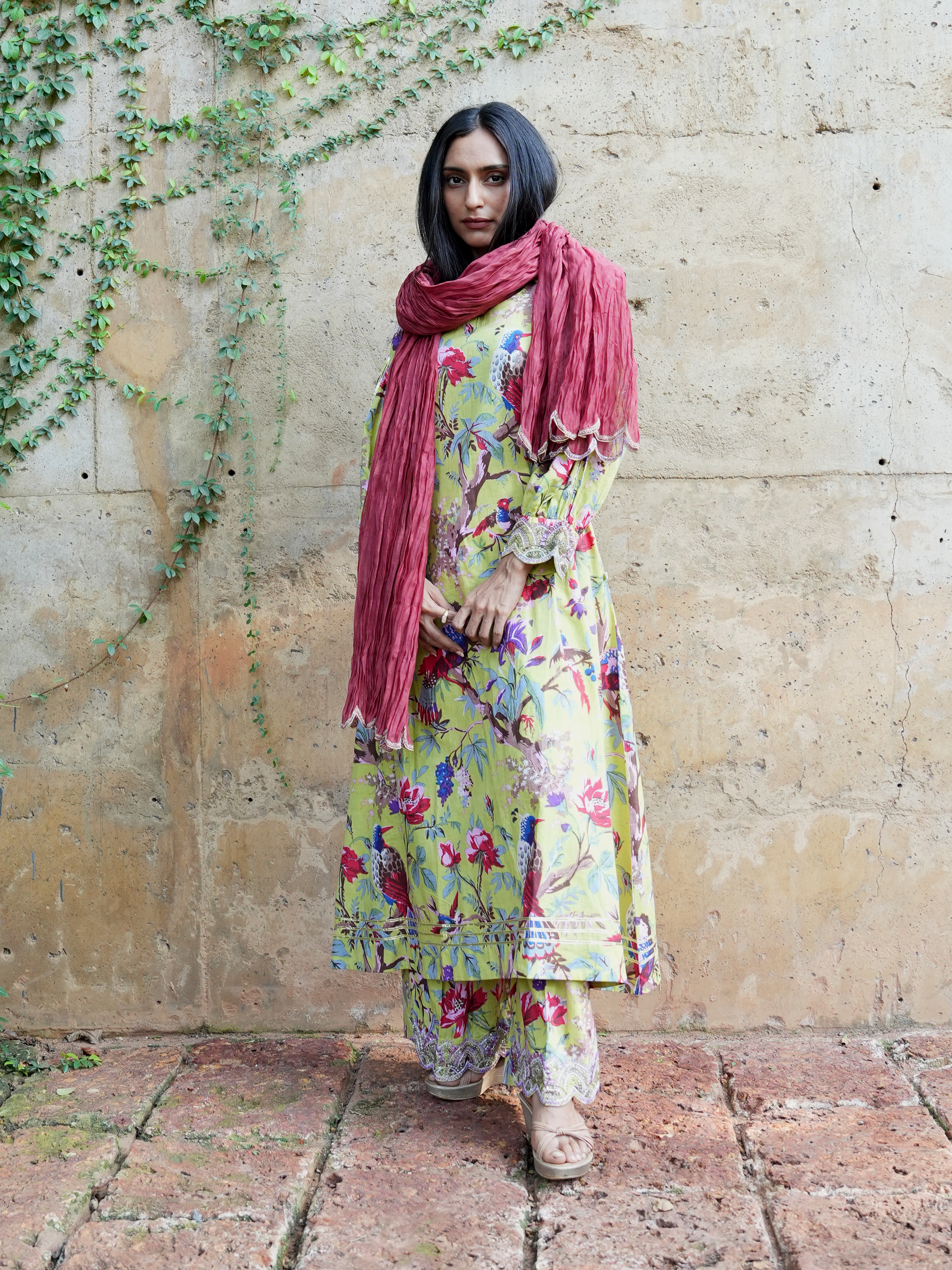 Spring Bliss Light Green Salwar Suit - I AM BLVD