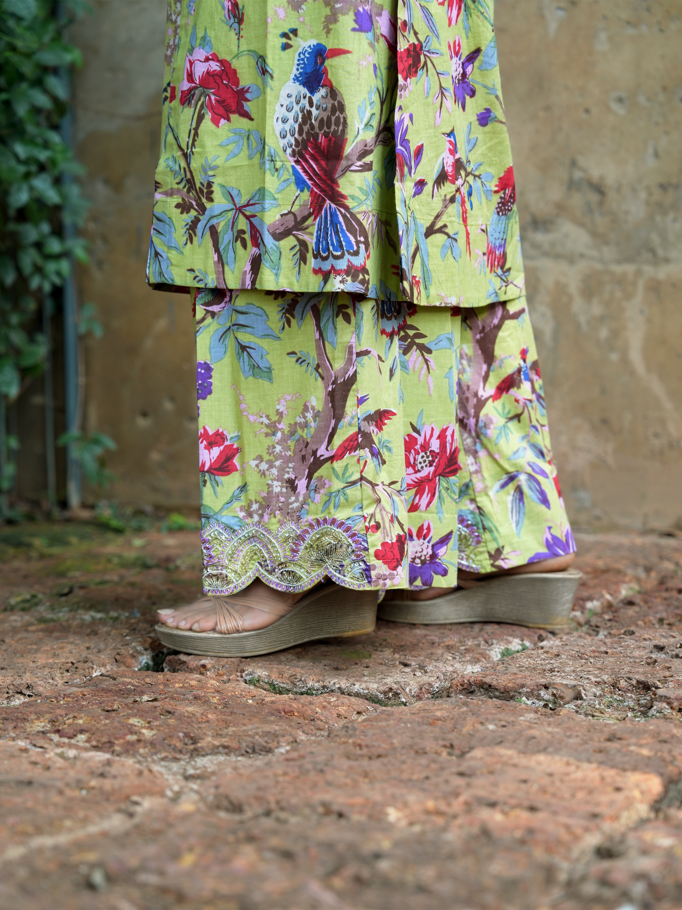 Spring Bliss Light Green Salwar Suit - I AM BLVD