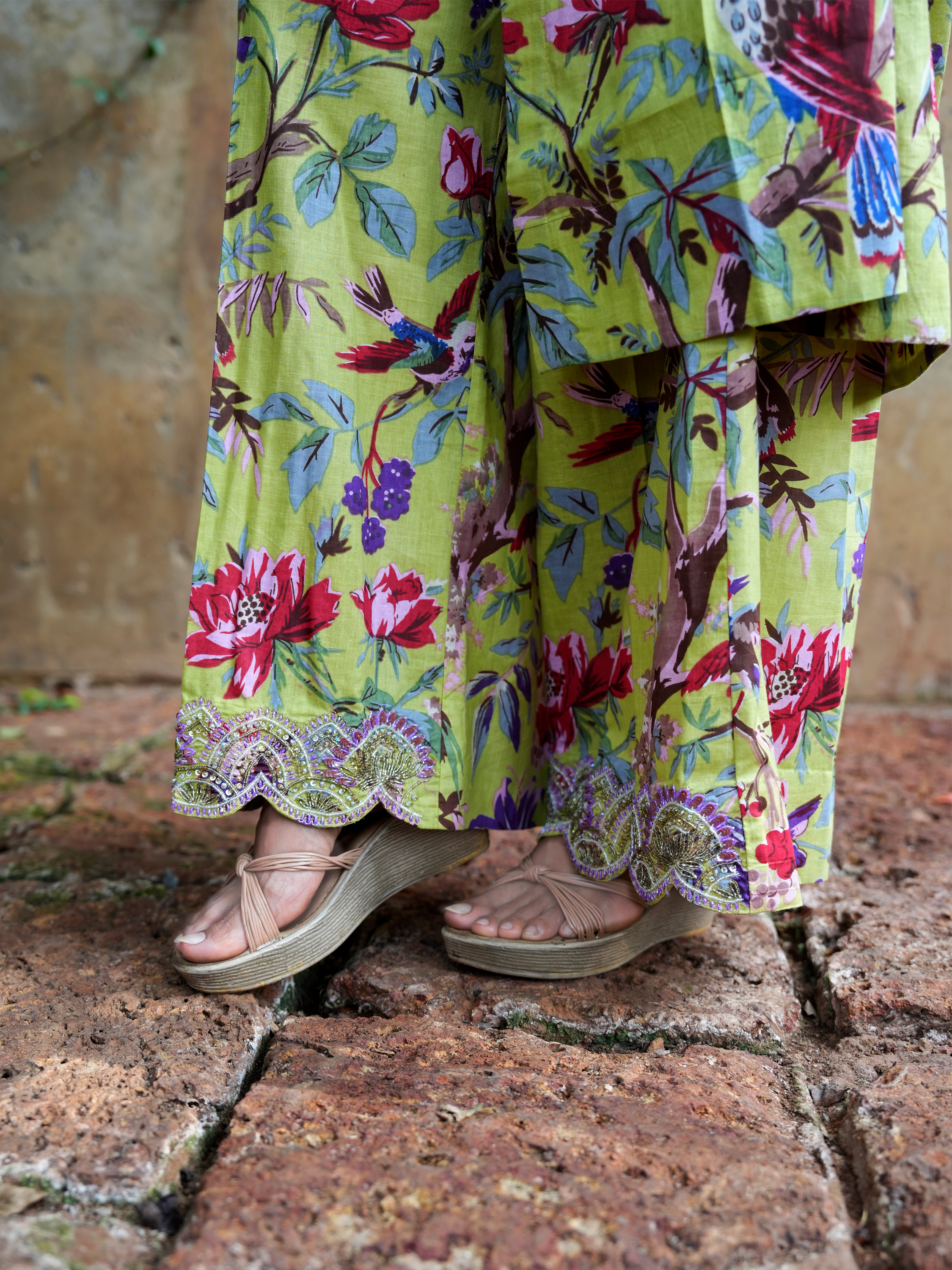 Spring Bliss Light Green Salwar Suit - I AM BLVD
