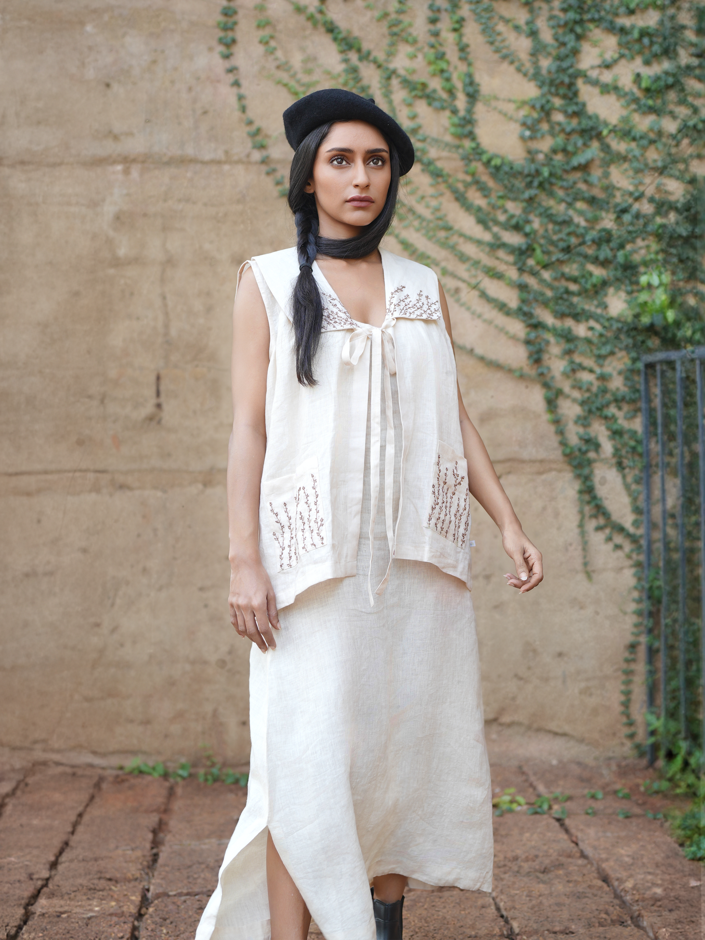 Handmade Linen Jacket - I AM BLVD