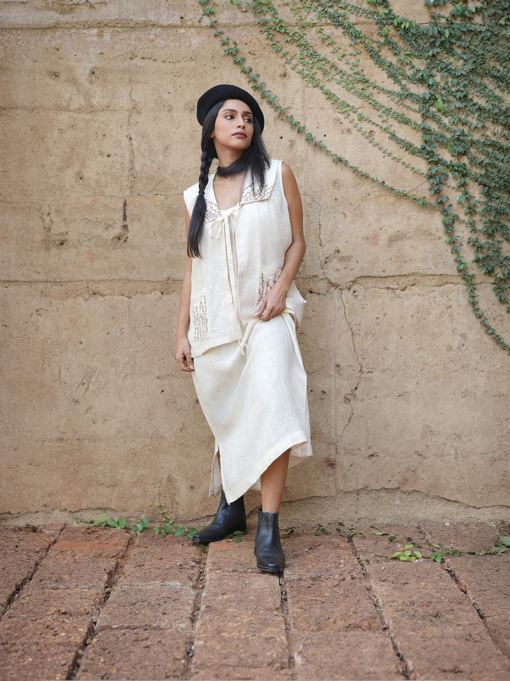 Handmade Linen Jacket - I AM BLVD