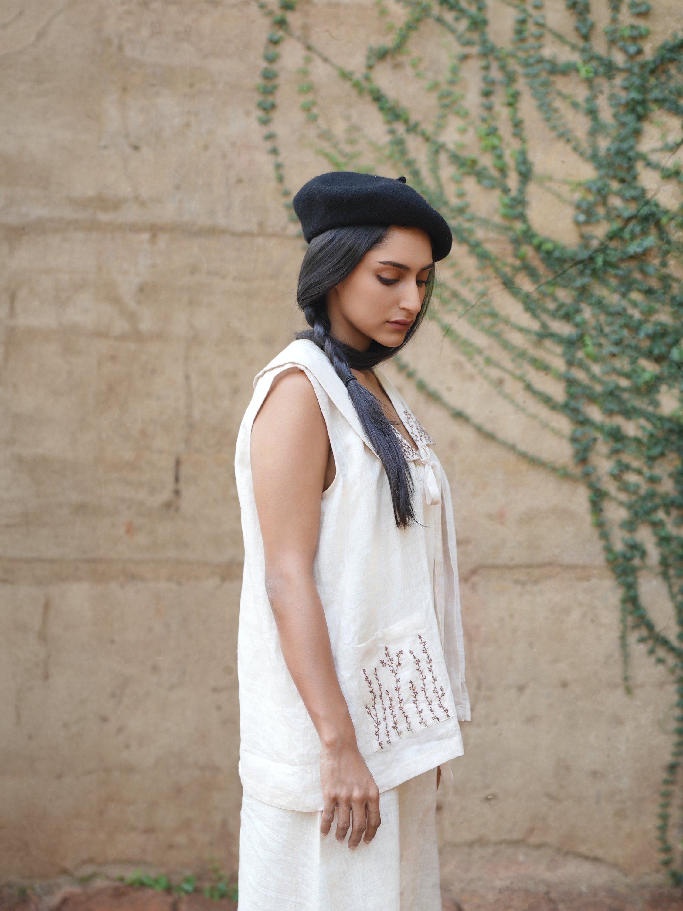 Handmade Linen Jacket - I AM BLVD