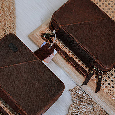 leather pouch by I AM BLVD