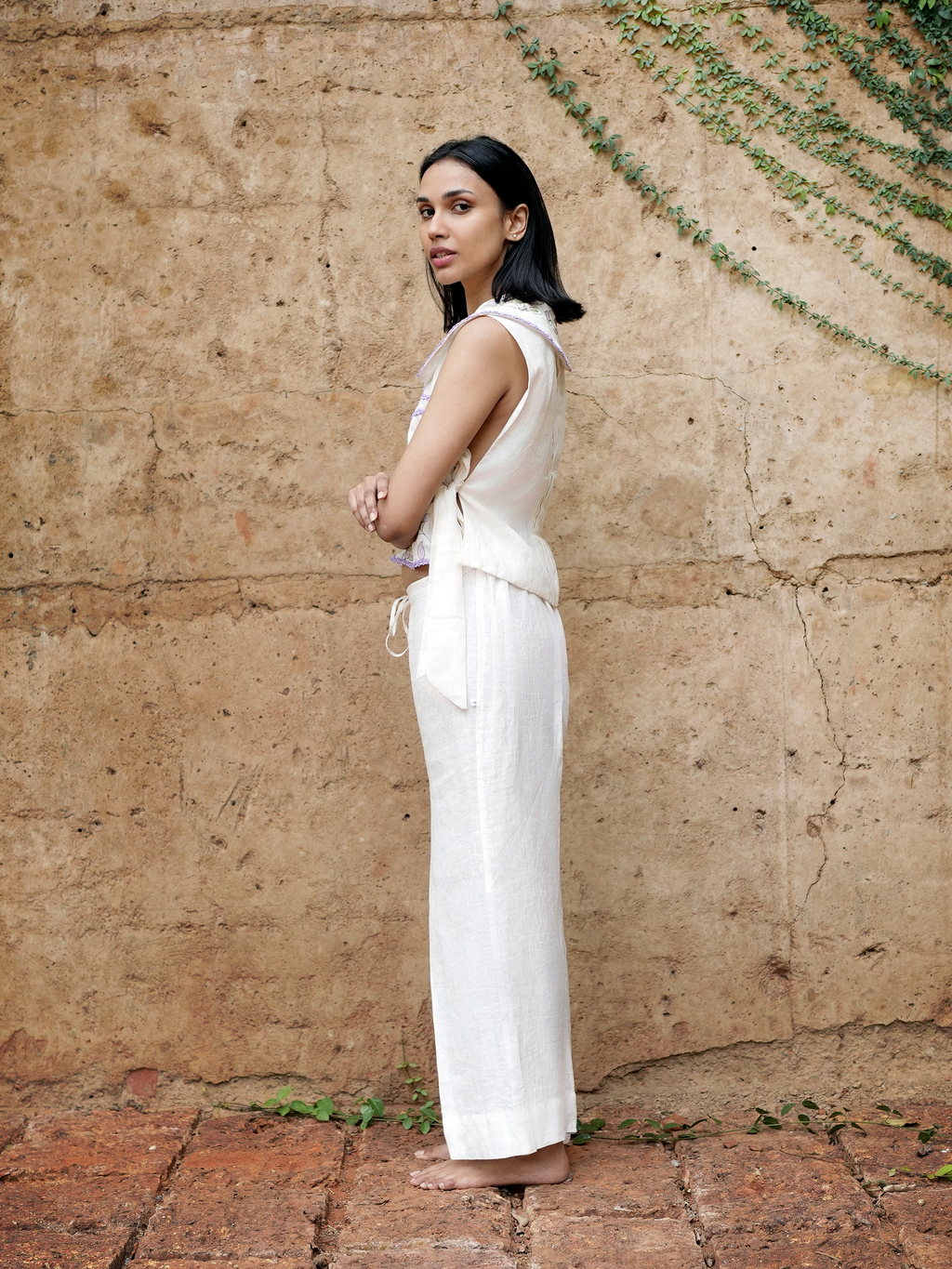 Handmade Glow Linen Jacket - I AM BLVD