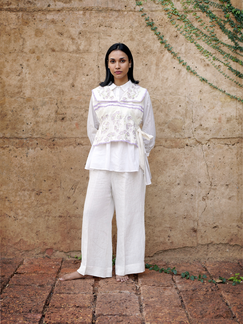 Handmade Glow Linen Jacket - I AM BLVD