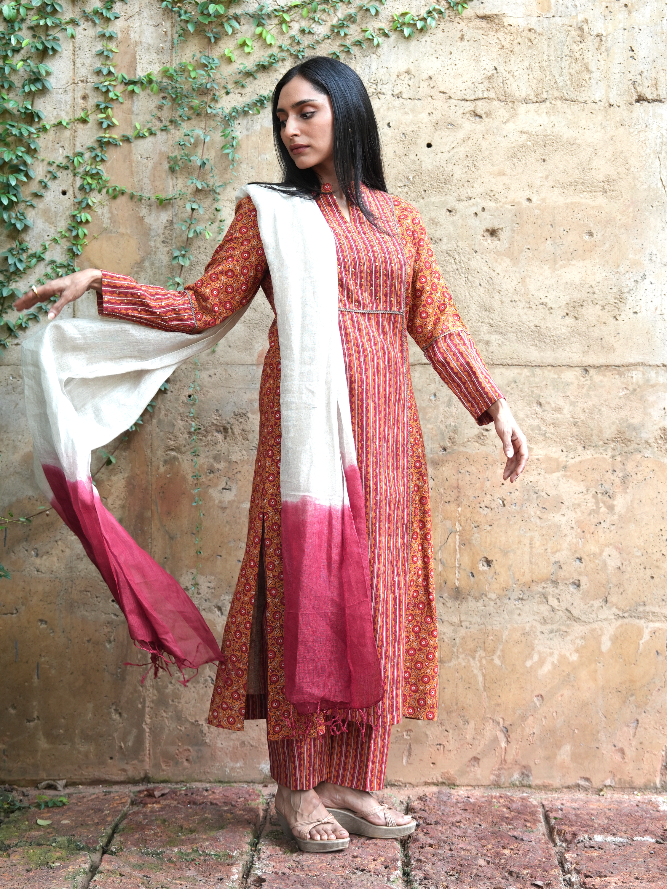 Maroon Salwar Suit - I AM BLVD