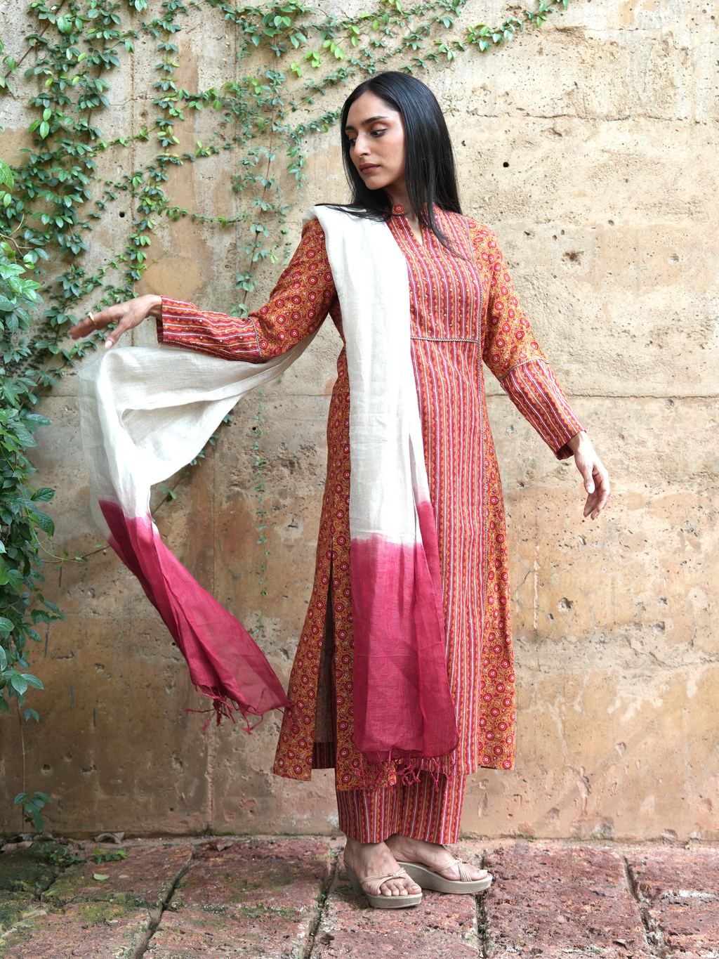 Maroon Salwar Suit - I AM BLVD