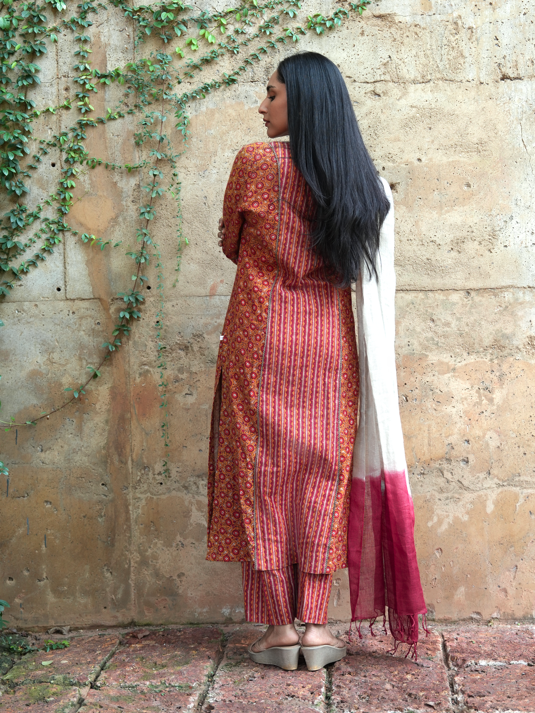 Maroon Salwar Suit - I AM BLVD