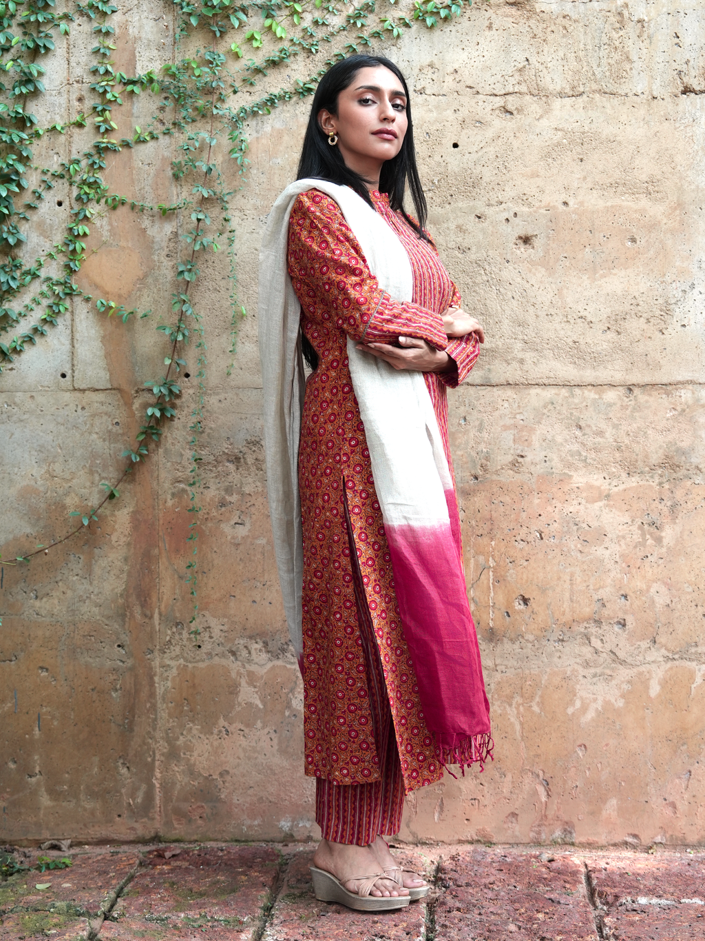 Maroon Salwar Suit - I AM BLVD