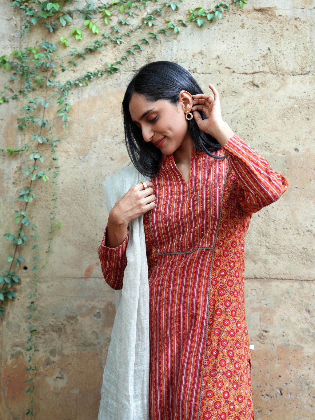 Maroon Salwar Suit - I AM BLVD