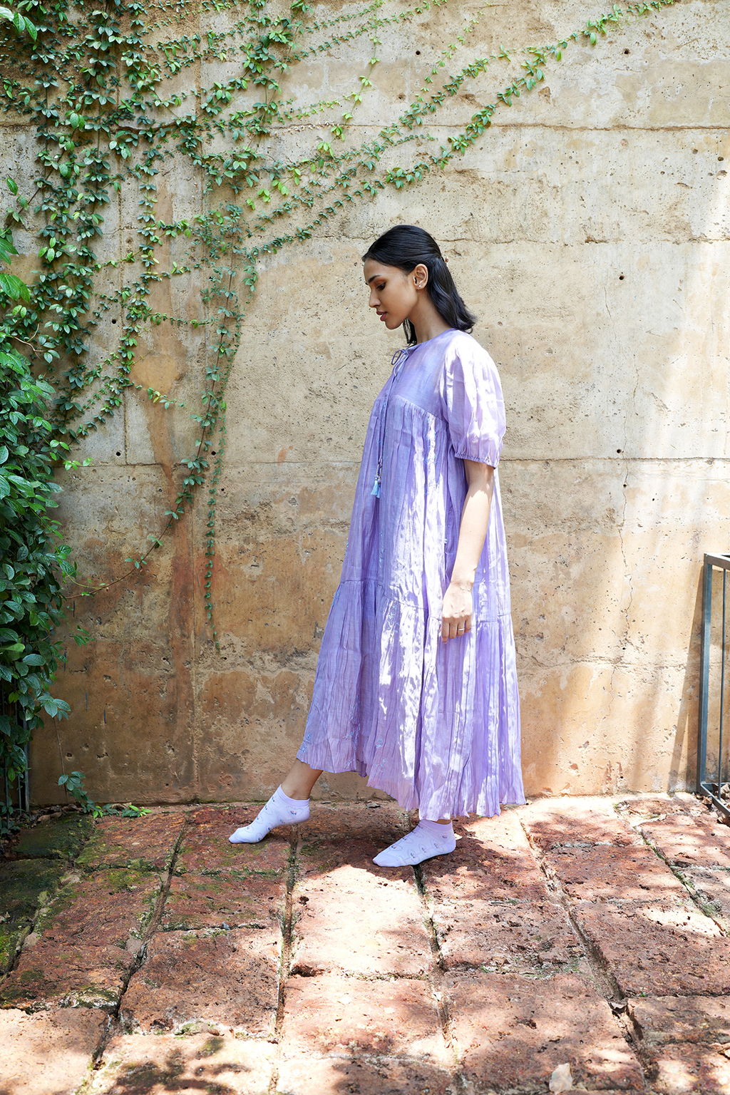 Lilac Dream Midi Dress - I AM BLVD