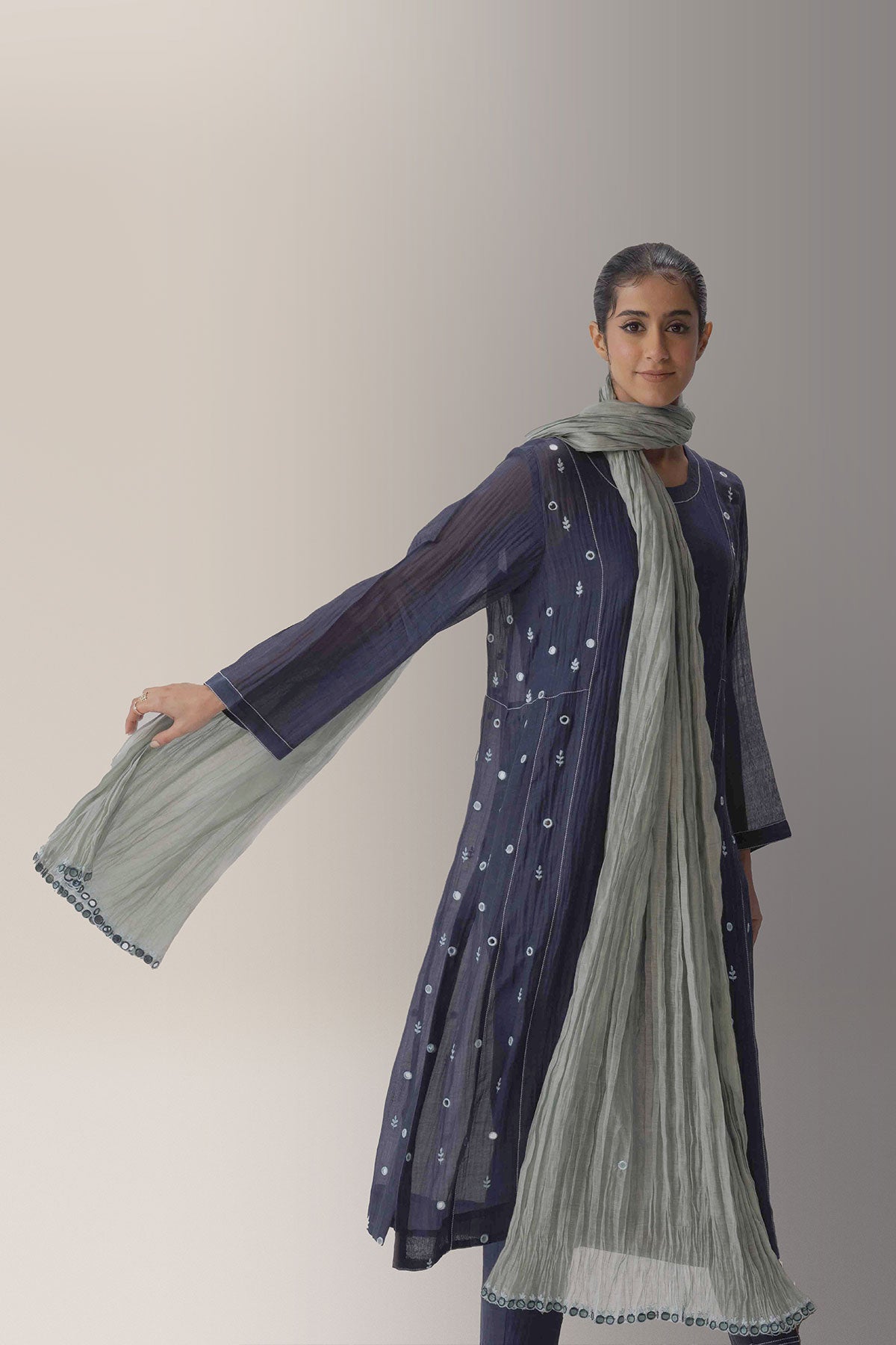 Banarasi Chanderi Dupatta - I AM BLVD