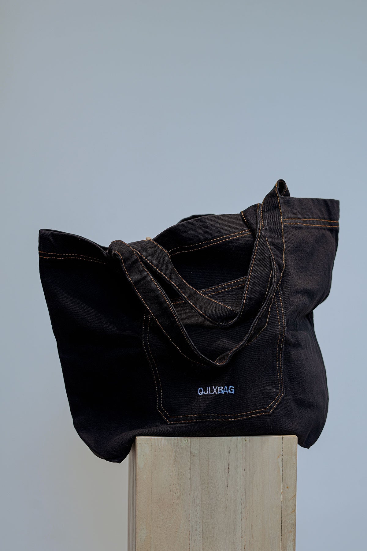 Denim Tote Bag - I AM BLVD