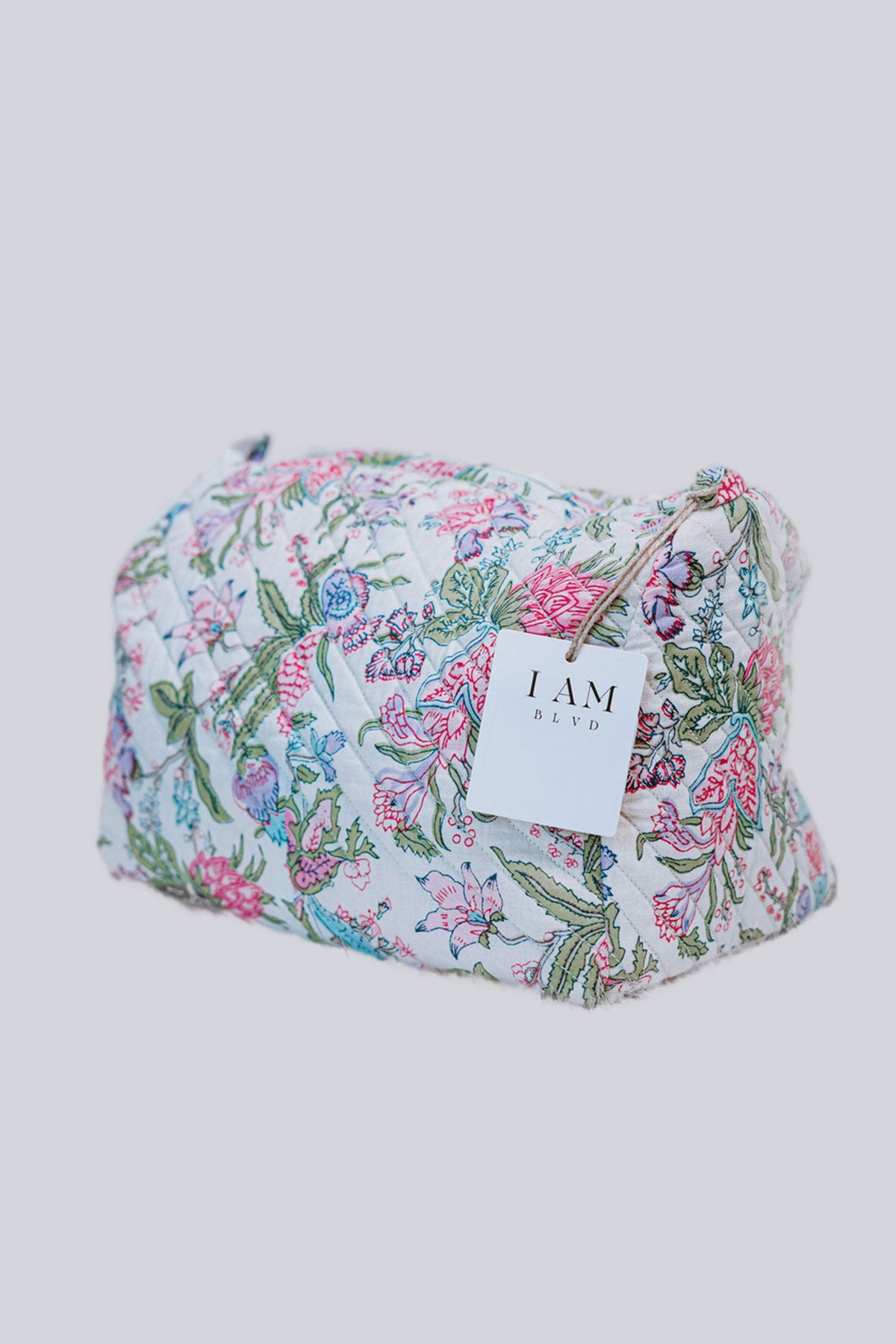 Block Print Cosmetic Bag - I AM BLVD