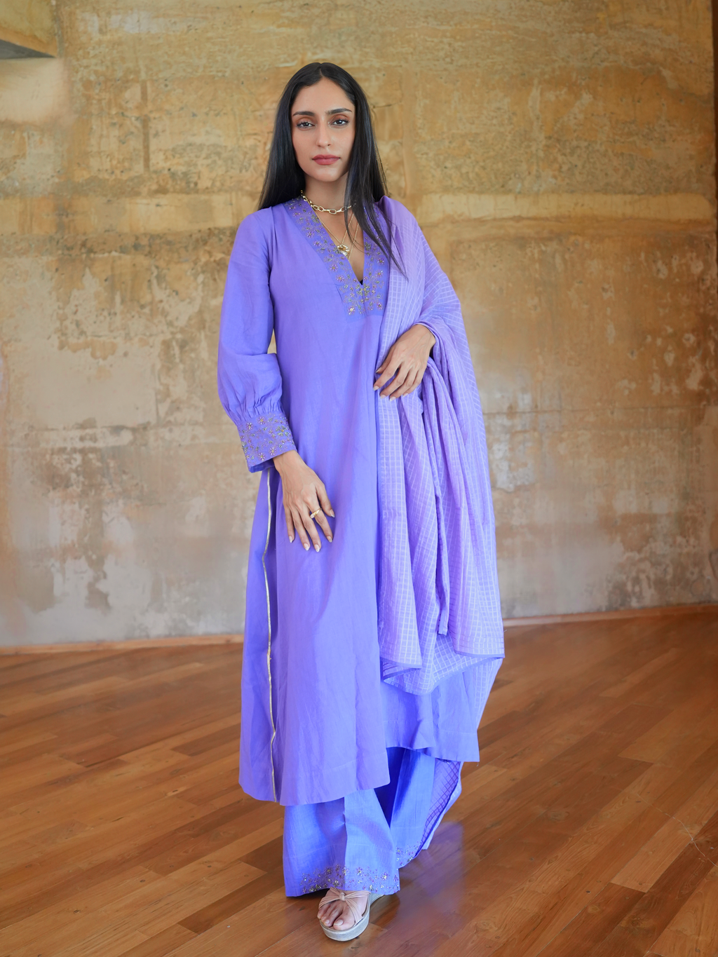 Purple Salwar Suit - I AM BLVD