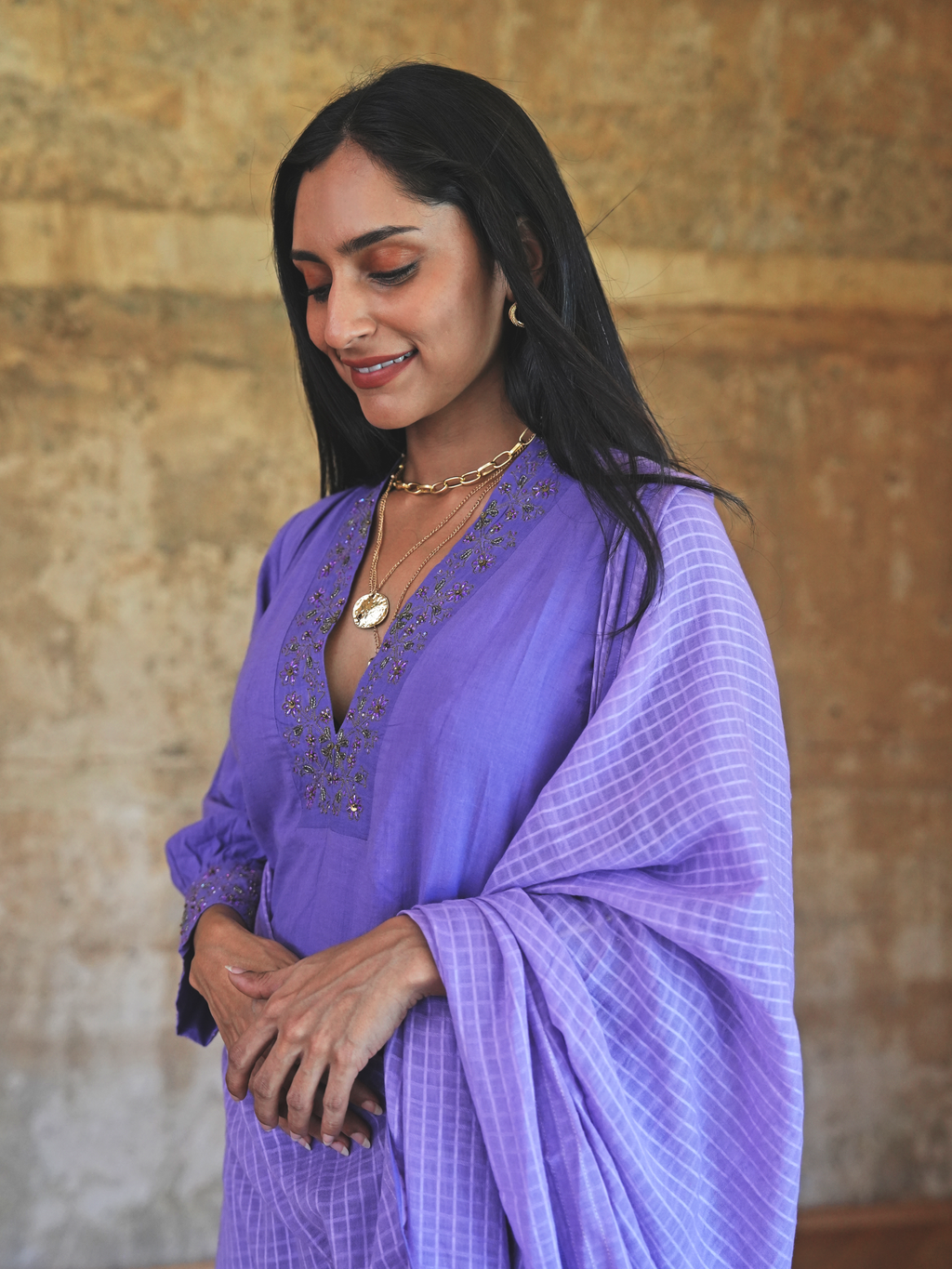Purple Salwar Suit - I AM BLVD