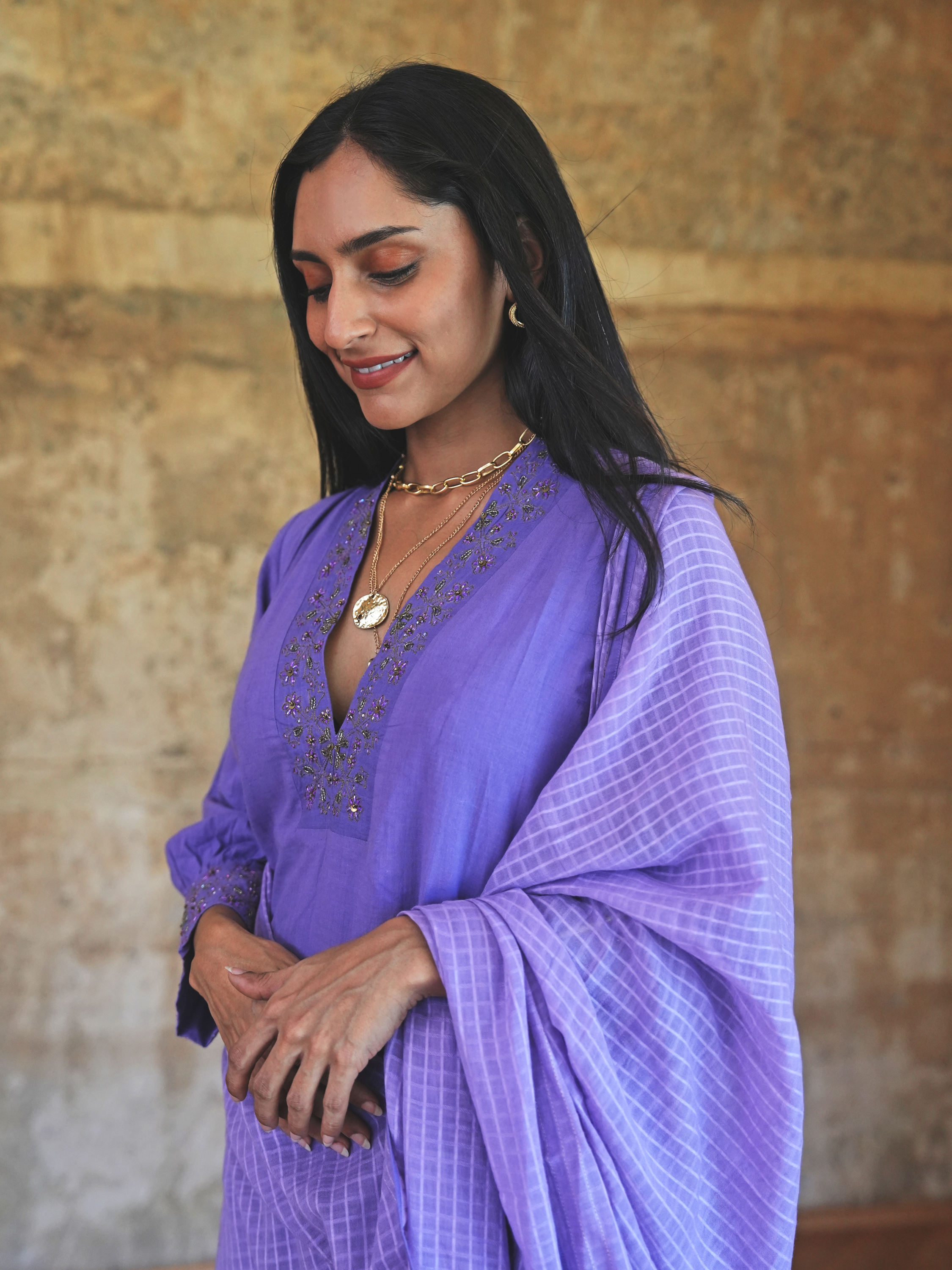 Purple Salwar Suit - I AM BLVD