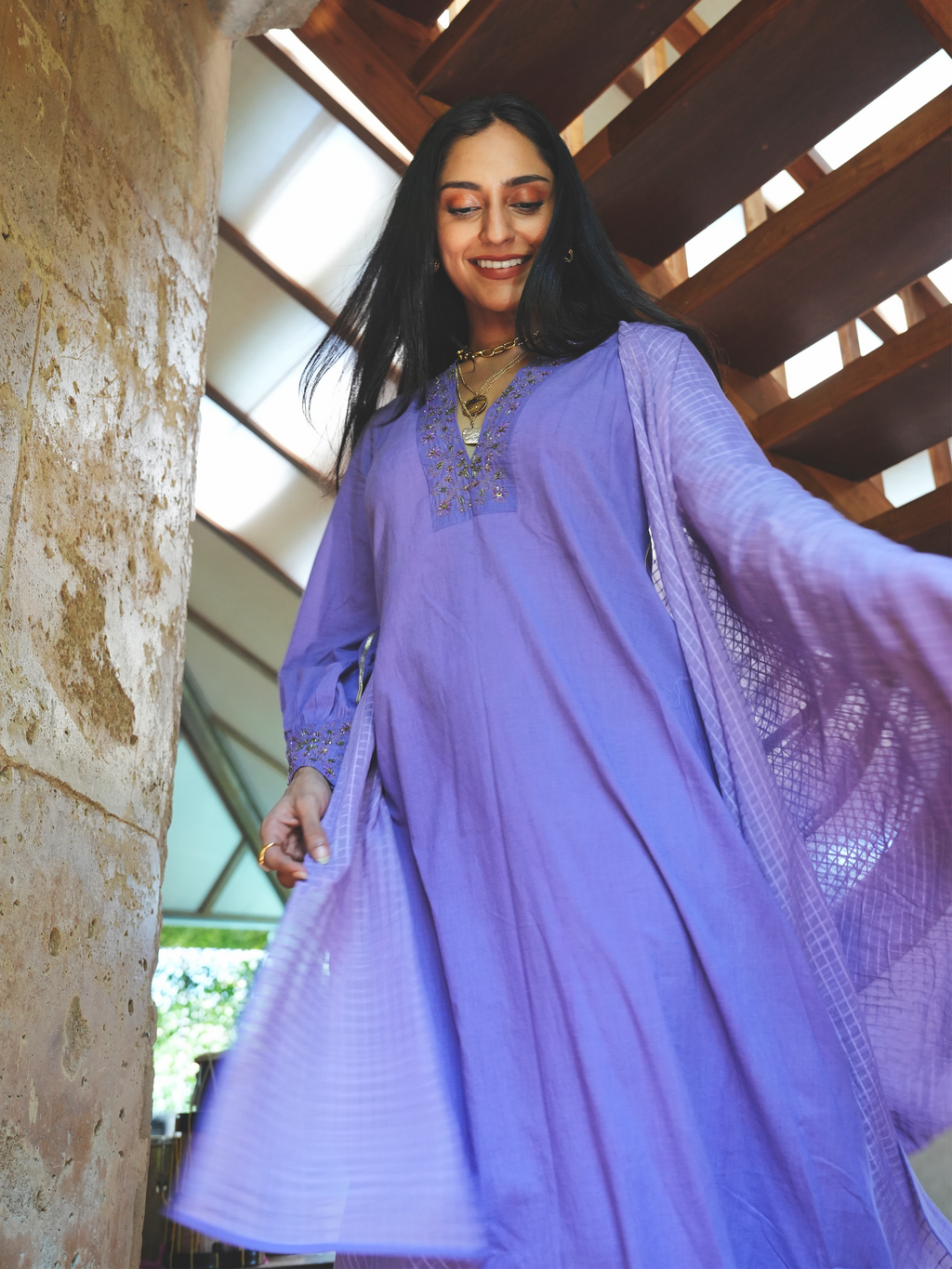 Purple Salwar Suit - I AM BLVD