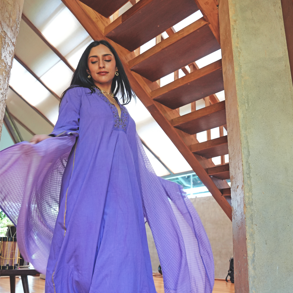 Purple Salwar Suit - I AM BLVD