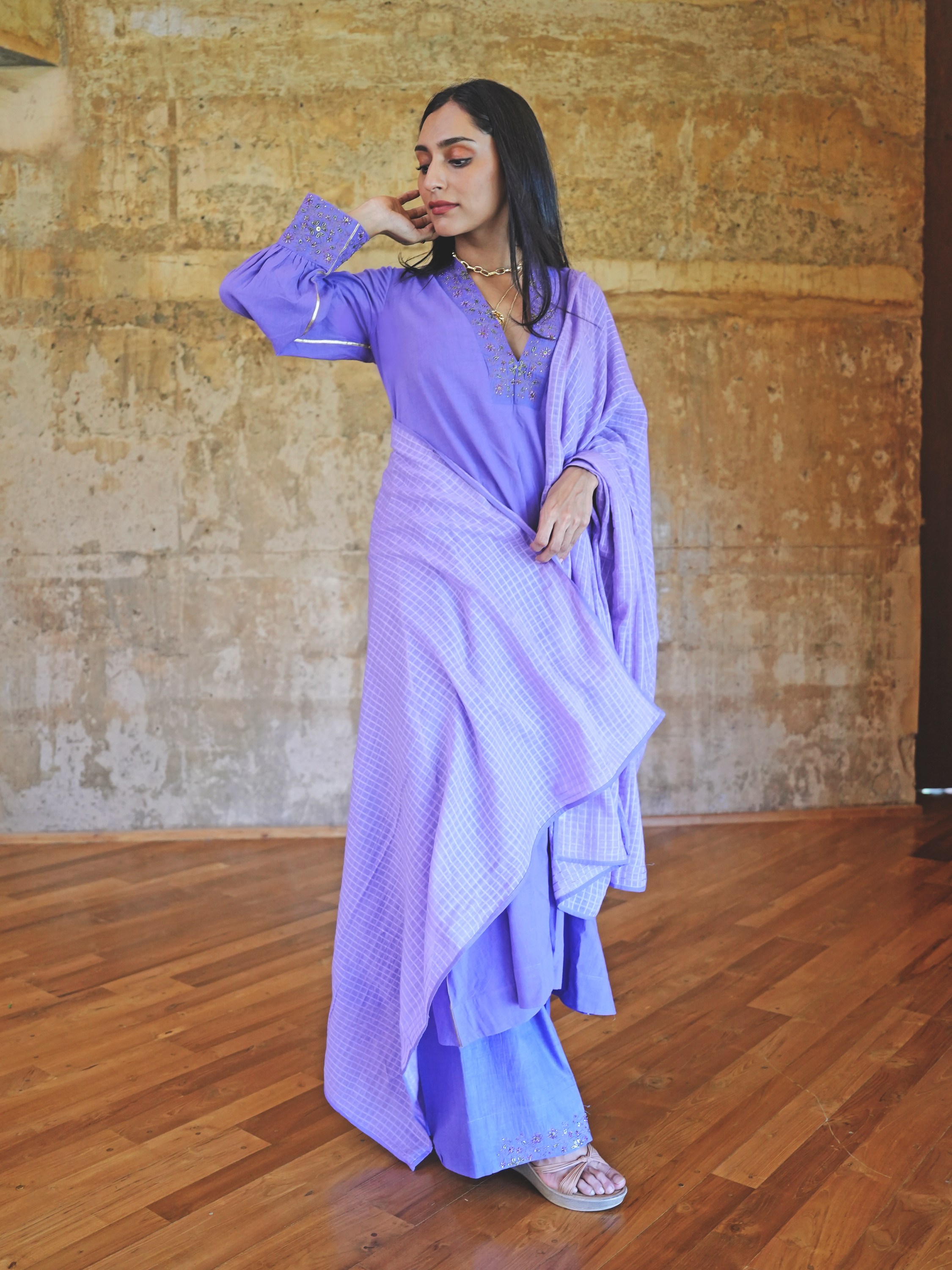 Purple Salwar Suit - I AM BLVD