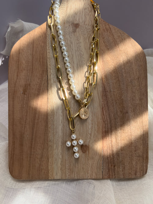 3 Layered Necklace - I AM BLVD